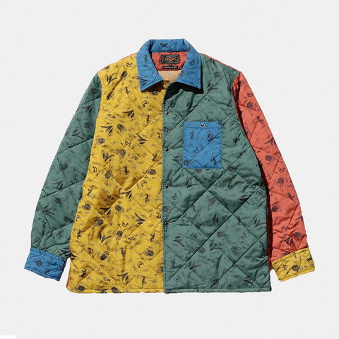 Beams Plus Nylon Quilt Shirt Jacket Panel