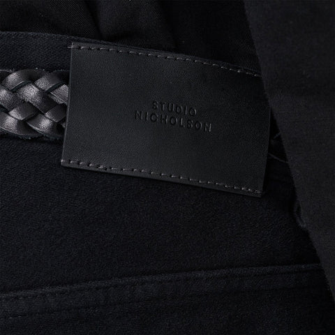 Studio Nicholson Riso Moleskin Straight Leg Pant Black
