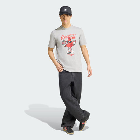 adidas Originals x Coca-Cola Classic Sport Graphic Treffie Tee Medium Grey Heather