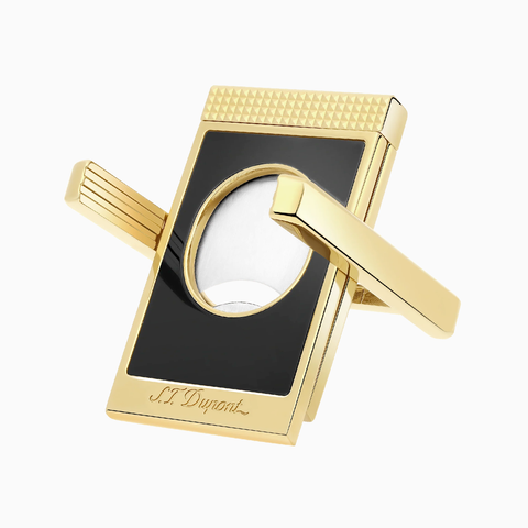 S.T. Dupont Cigar Cutter Chrome Yellow Gold