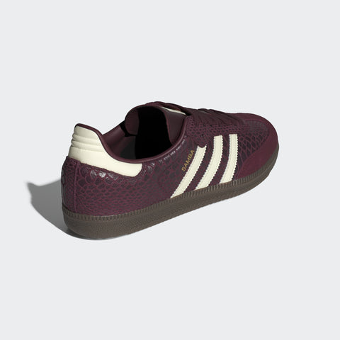 adidas Originals Samba OG Maroon / Cream White / Gold Metallic