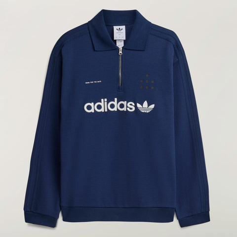 adidas Originals x Song For The Mute ADI008 Long Sleeve Polo Night Indigo