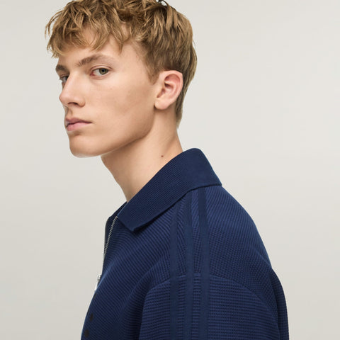 adidas Originals x Song For The Mute ADI008 Long Sleeve Polo Night Indigo