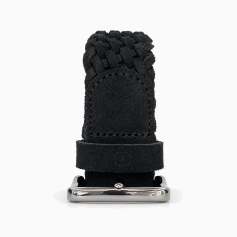 Yâr’in Custom Hand Braided Belt 721 Suede Black
