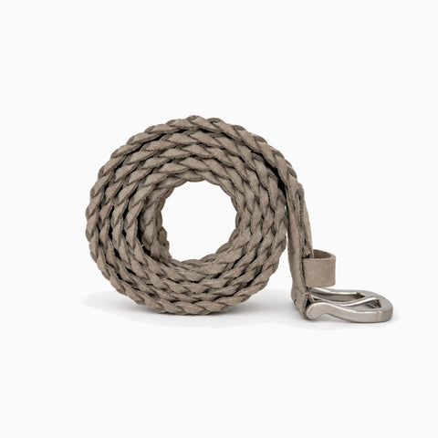 Yâr’in Custom Hand Braided Belt 721 Suede Beige