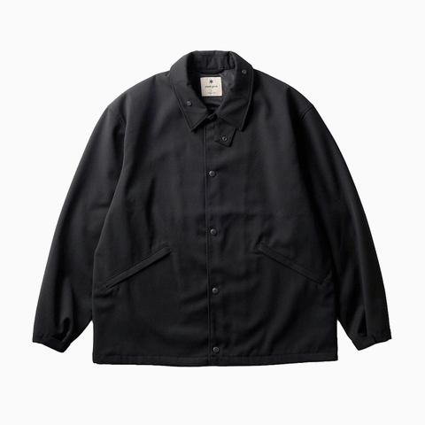 Snow Peak Hybrid Wool Coach Jacket Black