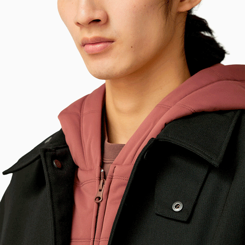 Snow Peak Hybrid Wool Coach Jacket Black