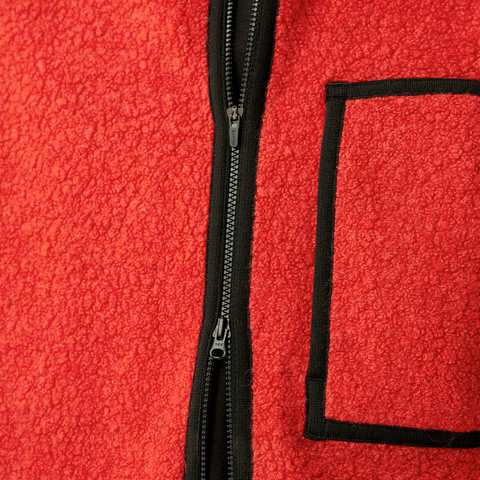 Snow Peak Recycled Wool Boa Vest Orange