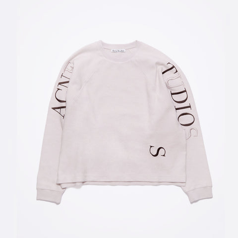 Acne Studios Logo Sweatshirt Pale Lilac