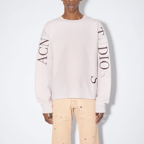 Acne Studios Logo Sweatshirt Pale Lilac