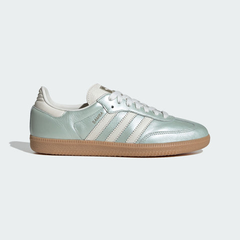 adidas Originals Samba OG Linen Green Met. / Off White / Cyber Metallic