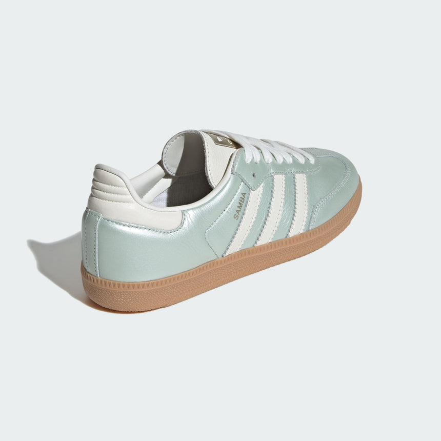 adidas Originals Samba OG Linen Green Met. / Off White / Cyber Metallic