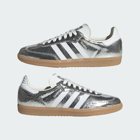 adidas Originals Samba OG Silver Metallic / Cloud White / Core White