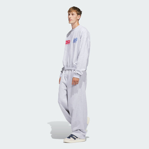 adidas Originals Santa Monica Crew Neck Light Grey Heather