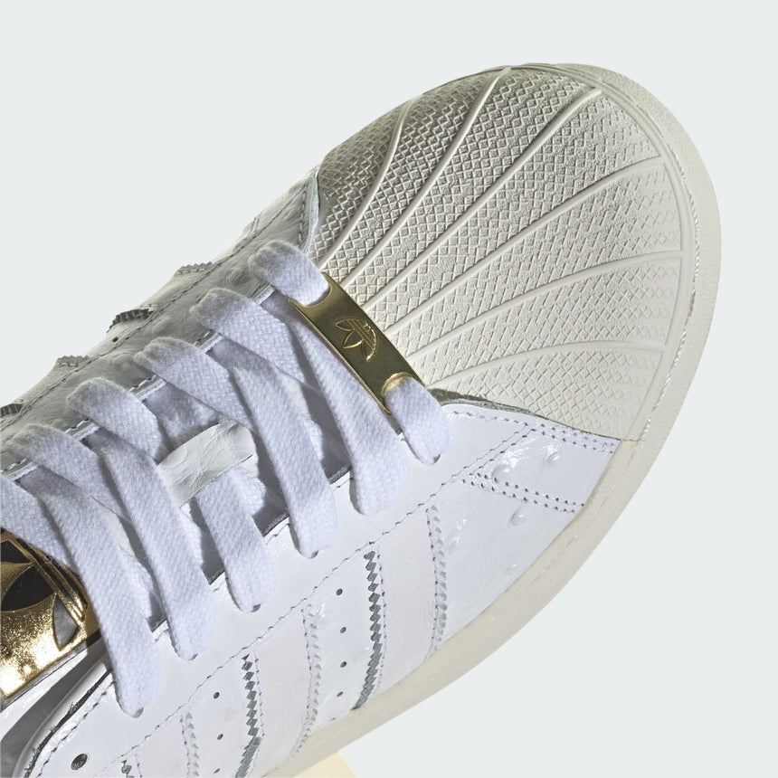 Buy Adidas Superstar XLG cloud white/green/cloud white from £90.00