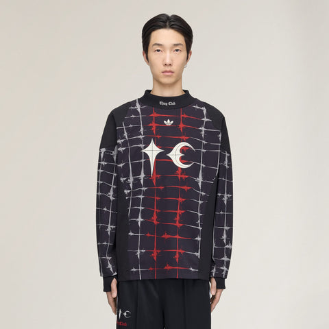 adidas Originals x Thug Club Goalie T-Shirt Long Sleeve Black