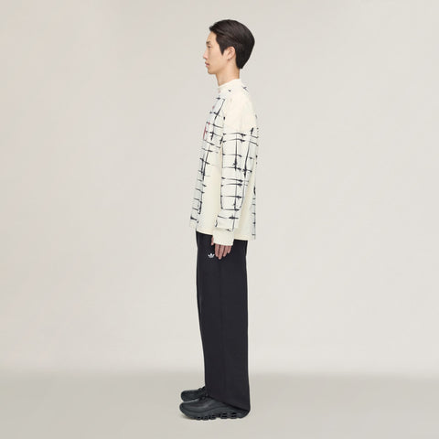 adidas Originals x Thug Club Goalie T-Shirt Long Sleeve Cream White