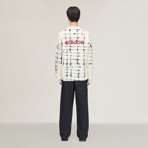 adidas Originals x Thug Club Goalie T-Shirt Long Sleeve Cream White