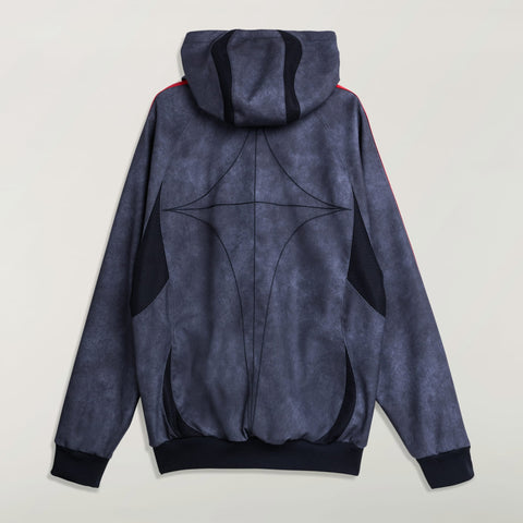 adidas Originals x Thug Club Teamgeist Faux Leather Jacket Black / Antique Silver