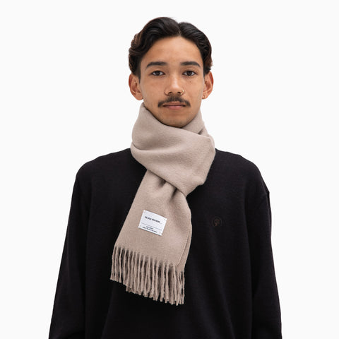 The Inoue Brothers Brushed Scarf Greige