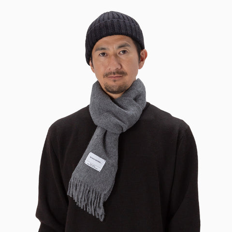 The Inoue Brothers Brushed Scarf Grey