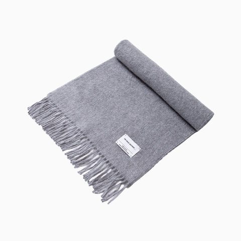 The Inoue Brothers Brushed Scarf Light Grey