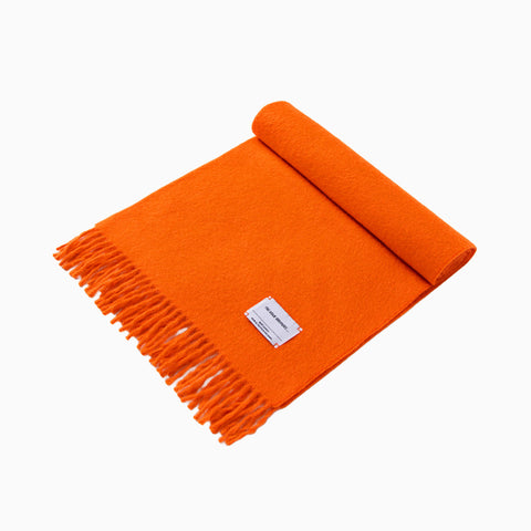 The Inoue Brothers Brushed Scarf Orange