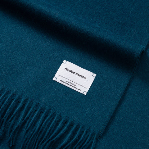 The Inoue Brothers Brushed Scarf Teal