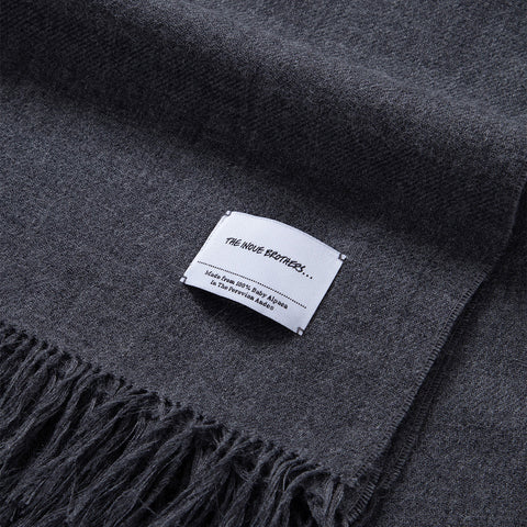 The Inoue Brothers Non Brushed Large Stole Grey