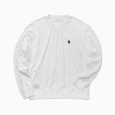 The Inoue Brothers Interlock Sweatshirt / Logo White
