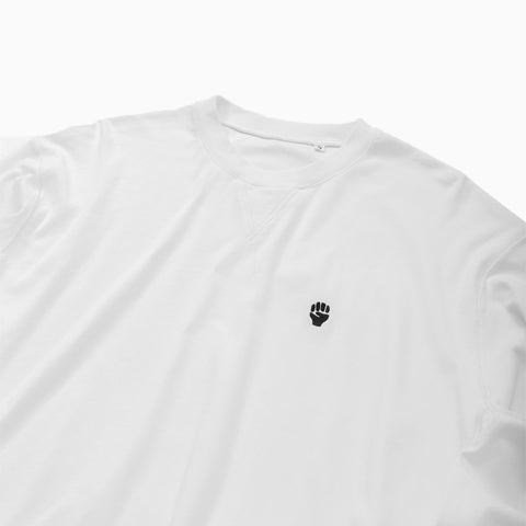 The Inoue Brothers Interlock Sweatshirt / Logo White