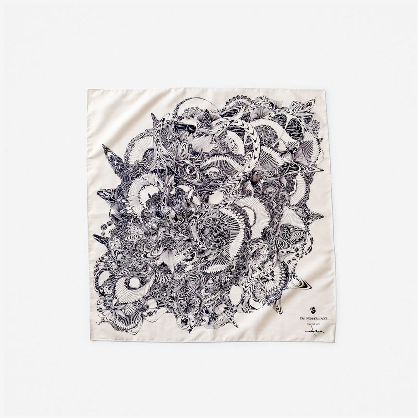 The Inoue Brothers Takeru Iwazaki Scarf Large White