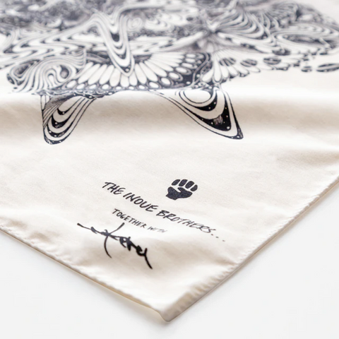 The Inoue Brothers Takeru Iwazaki Scarf Large White