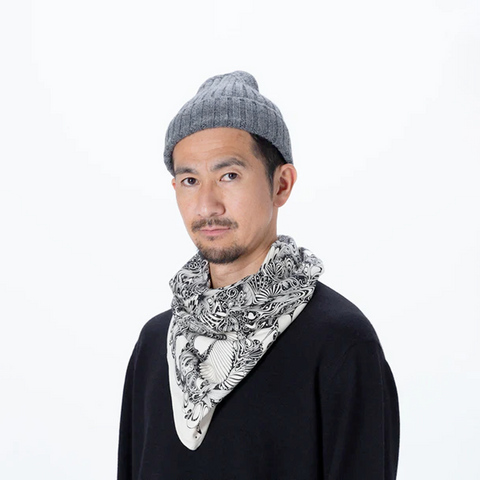 The Inoue Brothers Takeru Iwazaki Scarf Large White