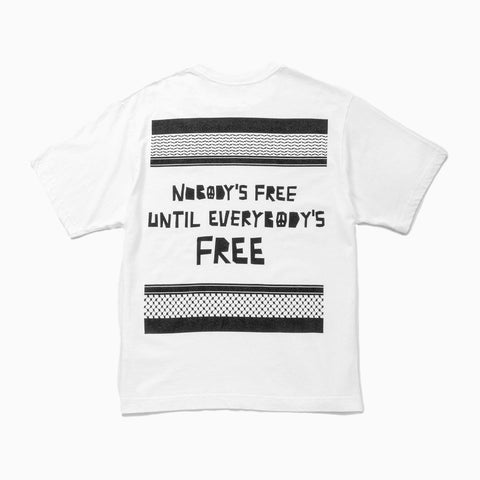 The Inoue Brothers Organic Cotton and Hemp "FREE" T-shirt White
