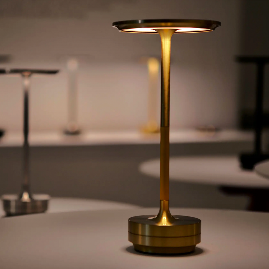 Mozaik Ambientec Turn Table Lamp Brass