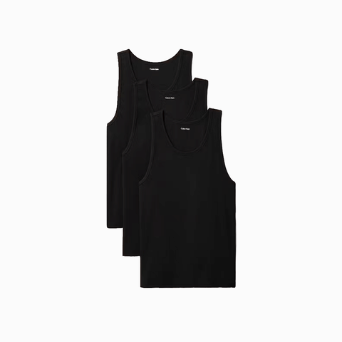 Calvin Klein 3 Pack Lounge Tank Tops Black
