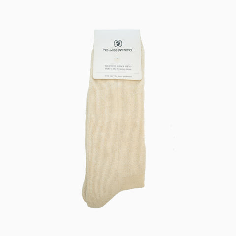 The Inoue Brothers Mountain Socks Ecru