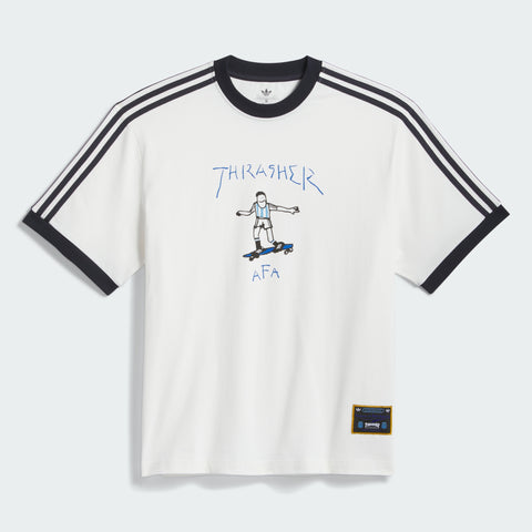 adidas Originals x Thrasher x AFA Argentina Gonz Ringer T-Shirt Core White