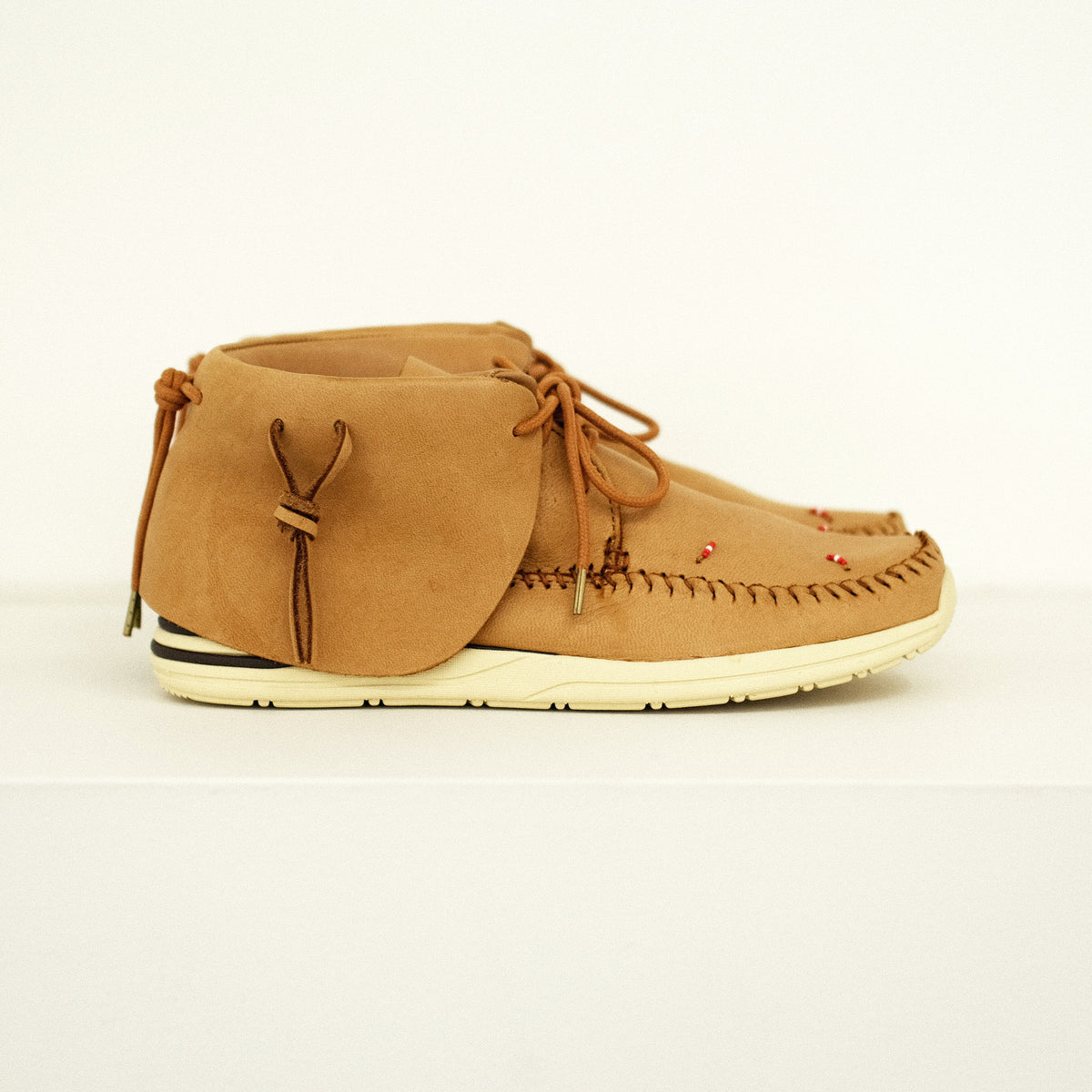 VISVIM FBT Lhamo Folk Light Brown Mens Shoes Size 8.5 Visvim FBT LHAMO - Folk Brown – Kith main image 3
