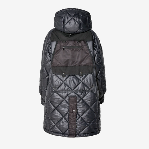 Junya Watanabe MAN x INNERRAUM Hooded Quilted Coat Black