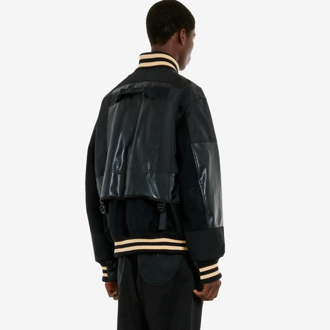 Junya Watanabe MAN Varsity Jacket Black