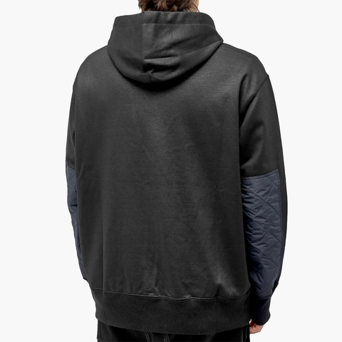 Junya Watanabe MAN Quilt Pocket Hoodie Black