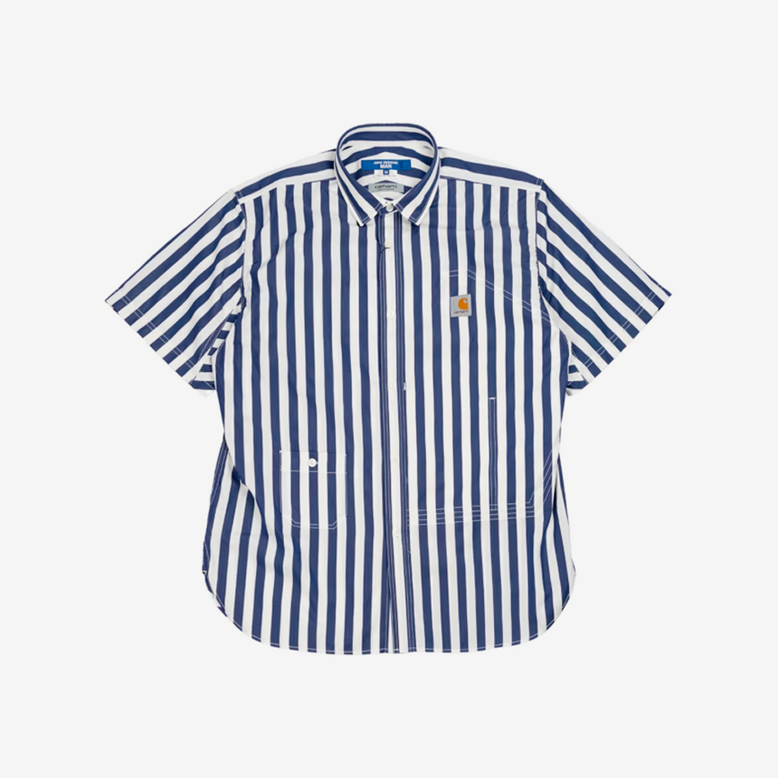 Junya Watanabe MAN x Carhartt Striped Shirt Blue / White