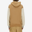 Junya Watanabe MAN x Carhartt Cotton Fleece / Cowhide Hoodie Beige