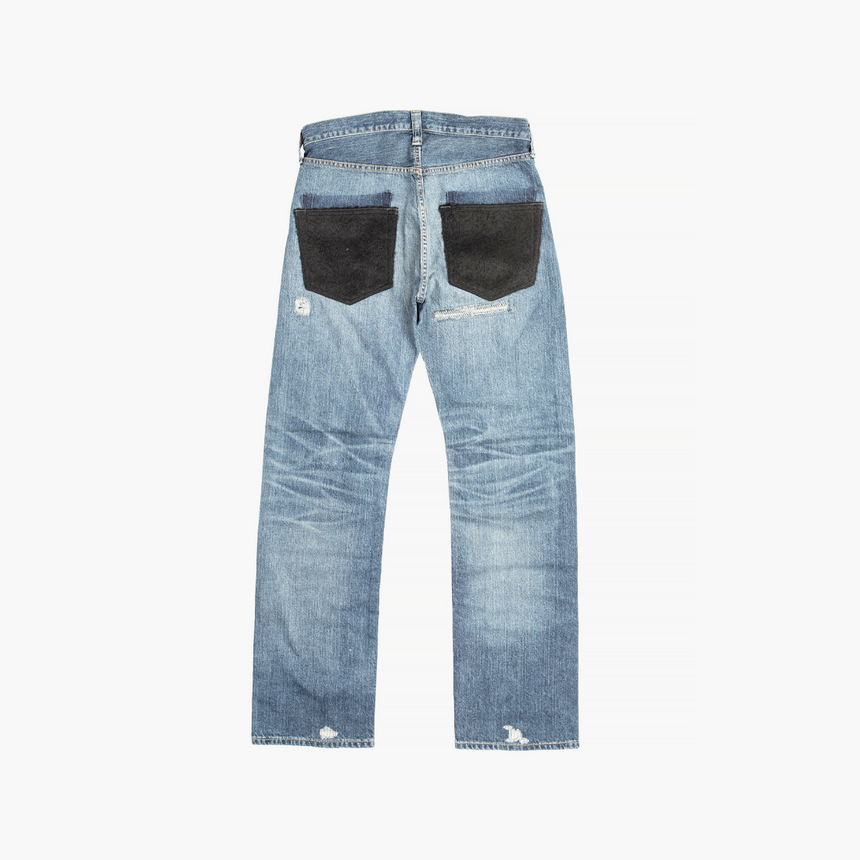 Junya Watanabe MAN Denim Patchwork Pants Indigo