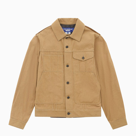 Junya Watanabe MAN Panelled Trucker Jacket Sand