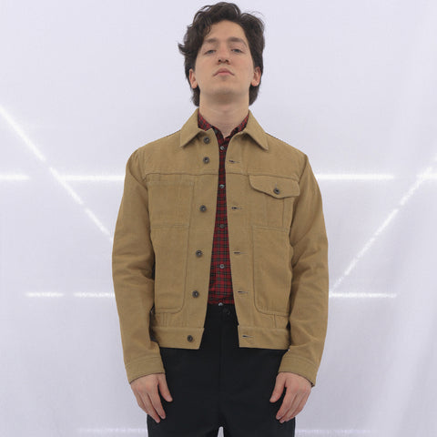 Junya Watanabe MAN Panelled Trucker Jacket Sand