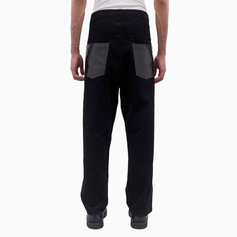 Junya Watanabe MAN Needle Cord Tapered Trousers Black