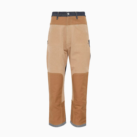 Junya Watanabe MAN x Levi's Carpenter Denim - Canvas Trousers Camel / Indigo